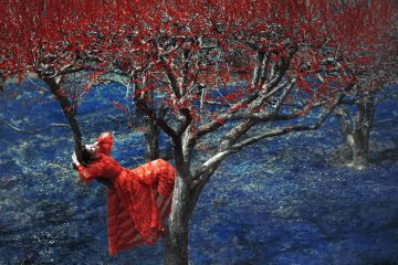 Erik MADIGAN HECK (*1983, United States): Fendi in Apple Orchard, The Garden – Christophe Guye Galerie
