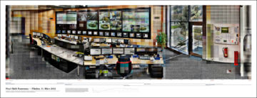 Jules SPINATSCH (*1964, Switzerland): Pixel Shift – Panorama – Christophe Guye Galerie