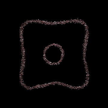 Roger EBERHARD (*1984, Switzerland): Untitled (Airbus A300-600ST auf rosa Ziegel) – Christophe Guye Galerie