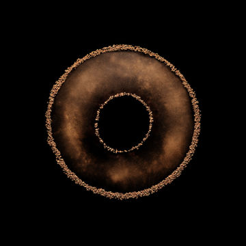 Roger EBERHARD (*1984, Switzerland): Untitled (Airbus A380 auf gelbem Stein) – Christophe Guye Galerie