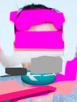 Andrey BOGUSCH (*1987, Russia) : Proposal for face, landscape and pink  – Christophe Guye Galerie