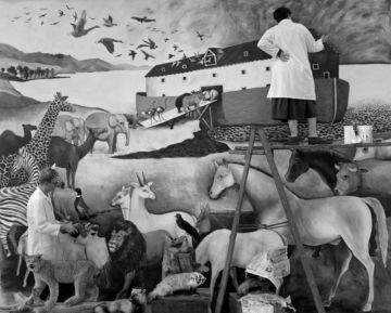 Teresa HUBBARD / Alexander BIRCHLER (*1965 / 1962, Ireland / Switzerland): Noah's Ark, Working (3) – Christophe Guye Galerie