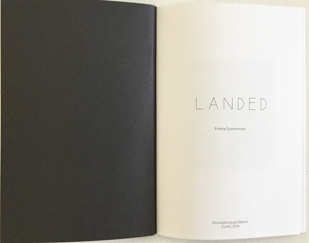 Emma Summerton – Landed – signed